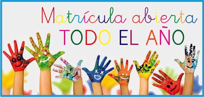 Matrícula abierta todo el año
